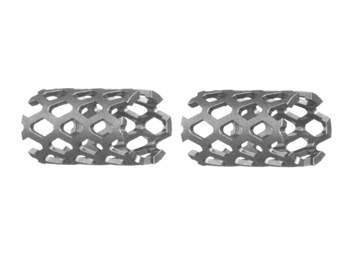 Angled Titanium Mesh